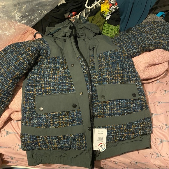 Noize Safara Mixed Media Jacket - Picture 3 of 11